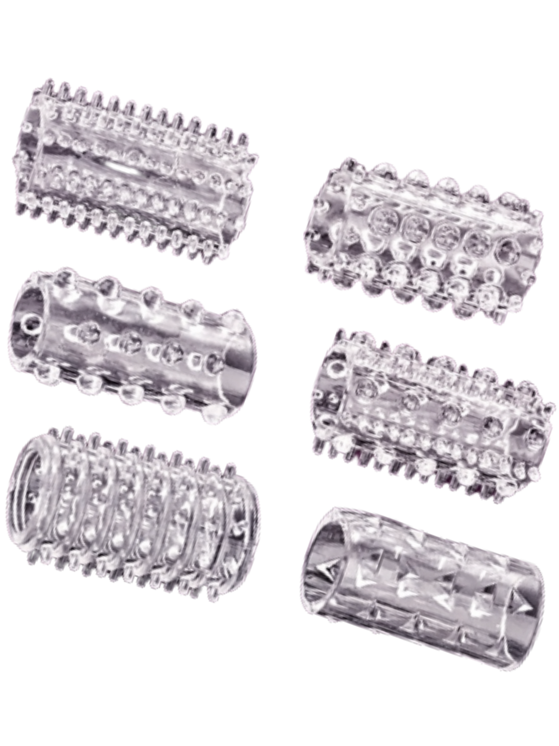 Набор из 6-ти универсальных насадок Devi (на член или на пальцы)